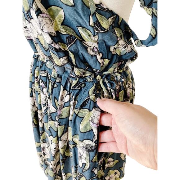 Free People Mini Floral Dress Bohemian Size Small - Picture 10 of 12
